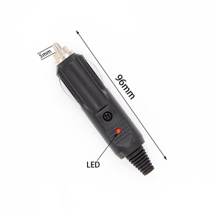 Câble de chargeur allume-cigare 12V 24V pour voiture avec indicateur LED, <span class=keywords><strong>adaptateur</strong></span> d'alimentation CC pour appareils embarqués - Product Image 4