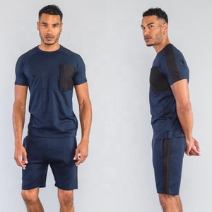 men's twin set custom shorts sets for men t-shirt with <b>twinsets</b> 2021 - Product Image 2