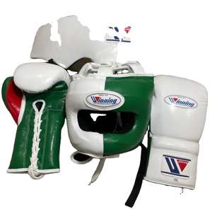 Conjunto de Boxeo de Entrenamiento Verde y Blanco de Alta Calidad, Diseño Personalizado de Fábrica, Venta al Por Mayor - Product Image 1