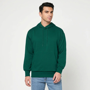 Mens Knitted Polyester Cotton Slim Fit Hoodies Plain Pocket <b>Hot</b> Selling Custom Logo Thermal Long Sleeve Fashion Design Autumn - Product Image 1