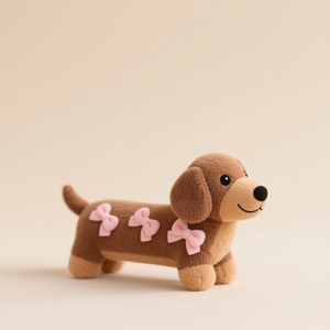 Simpatico bassotto cucciolo bambola di simulazione personalizzata animale peluche peluche cotone cane PP farcito regalo per bambini - Product Image 5