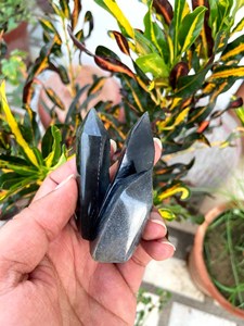 Torre de Cristal de Cuarzo Negro Tallada a Mano, Piedra Curativa, Fabricante OEM ODM - Product Image 2