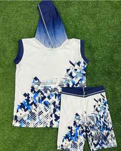 Uniforme de Baloncesto Personalizado al por Mayor de Alta Calidad, Conjunto de Sublimación de Camisetas de Fútbol Unisex, Impresión de Logotipo Personalizado, Bordado en la Parte Superior - Product Image 3