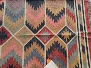 Tapis légers tissés à la main en jute et laine, kilims pour salon, chambre et bureau - Product Image 3