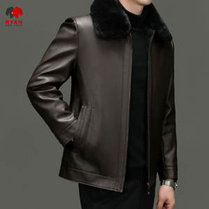 Veste en cuir respirante pour homme, design personnalisé Ryan Pro Gear, impression de logo sur mesure, fermeture éclair. - Product Image 3