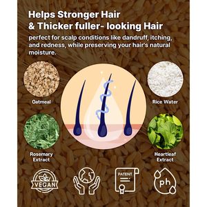 Barra de champú de avena natural para el control de la caspa y el crecimiento del cabello - Product Image 5