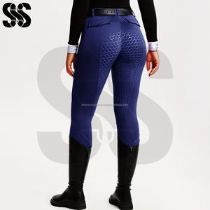 Pantalons d'équitation tendance pour femmes, antidérapants, confortables, durables, en polyester/spandex, pour l'entraînement, sur mesure - Product Image 5