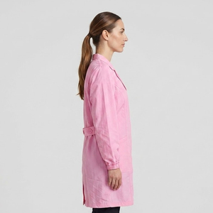 Blouse de coiffure et de barbier à manches longues boutonnée pour femme, pour la coupe de cheveux en salon - Product Image 3