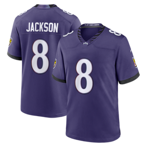 Unisex Custom American Football Jersey 100% Polyester Solid Short Plus Size Breathable Mesh Team Uniform Stitched Logo Wholesale - Product Image 3