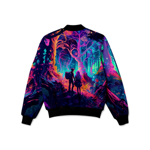 Premium Quality Custom Sublimation Bomber Jacket Camouflage Front Logo Quick Dry Sportswear OEM Service - Product Image 3