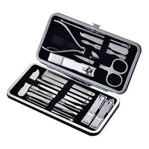 Wholesale Beauty Salon Luxurious Infant Nail Clippers Kit Best Selling 10-Piece German Stainless Steel Manicure <b>Pedicure</b> <b>Set</b> Box - Product Image 3
