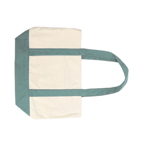 Canvas Material For <b>Shopping</b> <b>Bag</b> Pocket And Plain Durable Reusable Promotional Handbag <b>Zipper</b> Closure - Product Image 2