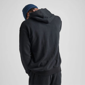Mens <b>Hoodies</b> Cotton Fleece Pullover Sweatshirts Adjustable Drawstring Hood Soft Warm Long Sleeve Casual Wear - Product Image 5