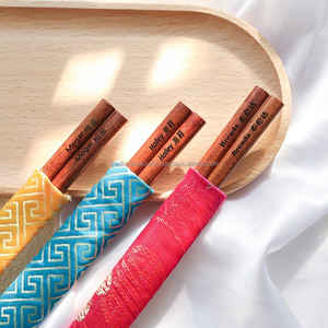 Natural Polished <b>Chopsticks</b> Set | Long Use Life, Reusable and Easy to Clean for Regular and Professional Dining Experiences - Product Image 6