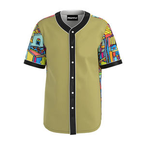 Maillot de baseball unisexe personnalisé, uniforme d'équipe sublimé, vêtements de sport avec impression de logo, vêtements de softball personnalisables OEM ODM - Product Image 1