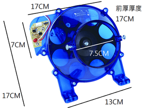 ช่องใส่เหรียญและตัวดันเหรียญ FUNTIME FT-CH สีน้ำเงิน ทำจากพลาสติกและโลหะ สำหรับตู้จำหน่ายสินค้าอัตโนมัติและเกมส์ 110/220V ปลั๊กแบบ US สำหรับศูนย์เกมส์ - Product Image 5