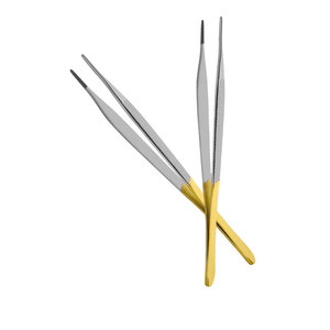 Volgo Care Intl. al por Mayor Pinzas Adson de Acero Inoxidable de Alta Calidad, 12 cm, Punta Serrada, Juego de Instrumentos Manuales con Certificación CE - Product Image 6