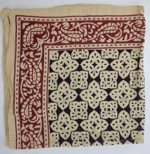 Pañuelo de algodón con estampado floral para playa, pañuelo para el pelo, pañuelo para la cabeza estilo bohemio, pañuelo indio estampado a mano, pañuelo ligero para el cuello, ideal para vacaciones de verano. - Product Image 1