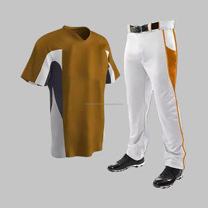 ชุดเบสบอลระบายอากาศได้ไซส์ใหญ่พิเศษชุดเครื่องแบบเบสบอลพิมพ์ลายโลโก้ออกแบบได้ตามต้องการ - Product Image 4