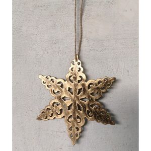Adorno Colgante de Ángel de Bronce, Corte Láser, Estilo Vintage, Hecho a Mano, Decoración para Árbol de Navidad - Product Image 2