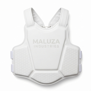อุปกรณ์ป้องกันอกสำหรับชกมวย MALUZA INDUSTRIES ระบายอากาศได้ดี ป้องกันซี่โครงอย่างดี เหมาะสำหรับ MMA มวยไทย ทำจากหนัง PU ปรับได้ เป็นมิตรกับสิ่งแวดล้อม ป้องกันแรงกระแทก - Product Image 1