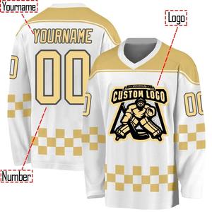 Jersey de Hockey sobre Hielo Personalizado 2026, Impresión Personalizada para Hombre y Mujer, Nombre, Número, Uniforme de Equipo, Transpirable, Secado Rápido, para Competencia y Entrenamiento - Product Image 2