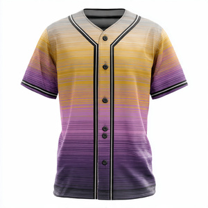 Maillots de baseball personnalisés en sublimation pour hommes – Vente chaude – Uniformes d'équipe et de club – T-shirts de sport à séchage rapide - Product Image 2