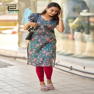 Vestido étnico de moda Kurtis recto de tamaño libre para mujeres indias de alta calidad para fiestas de verano directamente del proveedor indio - Product Image 6