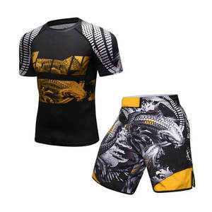 Camiseta de Lucha BJJ de Marca Privada, Sublimación Personalizada, Spandex, Estilo Único, Fabricante de Ropa de Lucha Jiu Jitsu MMA, OEM - Product Image 3