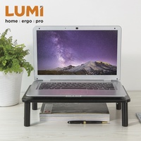 Support d'ordinateur portable et d'écran réglable en hauteur, léger et bon marché en métal, vente en gros