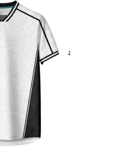 Camiseta Deportiva Personalizada para Hombre, Blanca y Negra, de Manga Corta, Cuello en V, Transpirable, de Secado Rápido, para Entrenamiento Atlético, Gimnasio, Running - Product Image 4