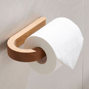 <b>Wooden</b> <b>Square</b> Eco-Friendly Bathroom Toilet Paper Holder Handmade Premium Quality Housewarming Bulk Factory Price - Product Image 2