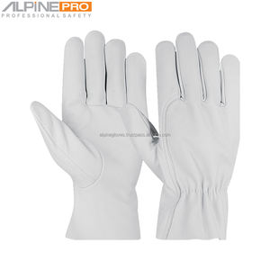 Gants de sécurité pour conducteur en cuir de chèvre grainé fabriqués au Pakistan Gants de protection thermique en cuir de chèvre anti-impact - Product Image 2