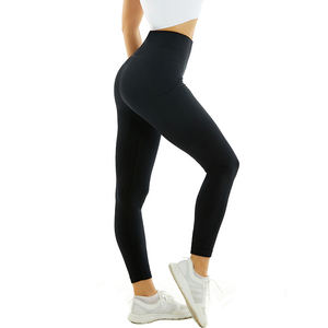 Leggings de Yoga Personalizados al por Mayor para Mujer, Cintura Alta, con Bolsillo, Control de Abdomen, para Gimnasio, Fitness, Running, Entrenamiento, Pantalones Deportivos Elásticos - Product Image 5