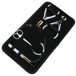 Hair <b>Extension</b> Tools Kit with <b>Bead</b> Closing Plier U-Tip Removal Plier Microlink Pulling Hook Set Precision Hair Accessories - Product Image 1