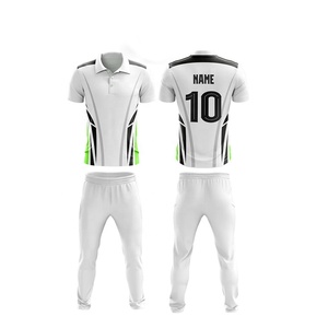 Ensemble de vêtements de cricket en polyester 100% avec impression de logo personnalisé et manches courtes - Product Image 2