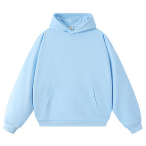Sudadera con Capucha para Hombre, Corte Regular, Bordado Sólido, Tela de Forro Polar, Ecológica, Antipilling, con Bolsillos, para Invierno - Product Image 2