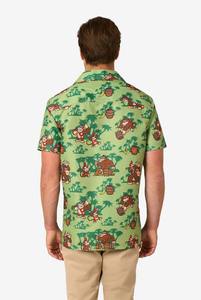 Chemise hawaïenne décontractée à manches courtes pour homme, imprimé tropical, boutonnée, légère et colorée, idéale pour les vacances d'été - Product Image 2