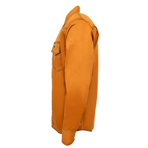 Workwear Safety Welding Work Full Sleeve Shirt Custom Solid Color Labor Uniform <b>Cat</b> -2 12cal Fabric Anti-Static & FR <b>Clothes</b> - Product Image 3