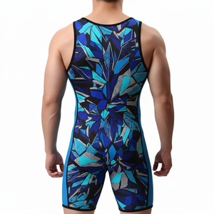 Traje de Lucha Libre 100% Poliéster Transpirable de Secado Rápido con Logotipo Frontal, Proveedor Global B2B para Exportación - Product Image 4