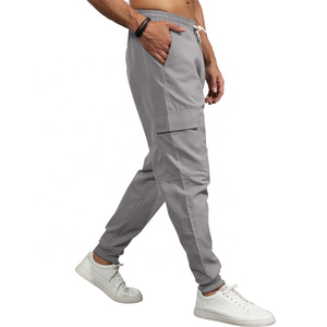 Pantalon Cargo Décontracté Homme 100% Coton Haute Qualité Respirant Léger en Toile avec Fermeture Éclair et Multi-Poches pour l'Extérieur – Vente en Gros - Product Image 5