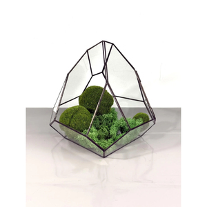 Terrario de latón negro mate dorado con espejo de cristal, hecho a mano, con impresión UV, para actividades festivas, navideñas y religiosas, a bajo precio. - Product Image 3