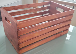 Nature Harmony Small Wooden <b>Crate</b> Eco-Friendly Storage Timeless Design Folding Rectangle Design Lightweight Jewelry Packaging - Product Image 6