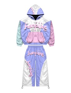 Ensemble de survêtement coupe-vent multi-designs |   Hoodie court et pantalon |   Fabricant de Marques Privées OEM - Product Image 5