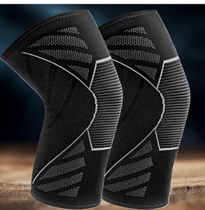 Genouillères de compression PROFIT personnalisées en nylon et coton, confortables, pour la musculation, l'entraînement et le soutien - Product Image 6