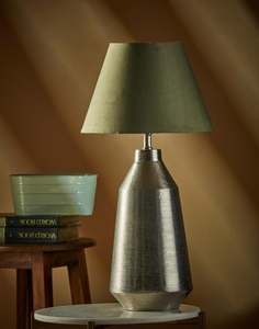 Luxury silver hamza metal <b>bedside</b> <b>table</b> lamp base oem odm low moq factory price wholesale bulk supply fast shipping no shade - Product Image 6