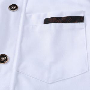 Uniforme de chef professionnel sur mesure pour hôtel et restaurant, vêtements de travail de cuisine durables en polyester et coton - Product Image 6