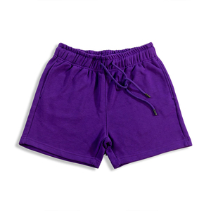 Shorts de sport pour homme OEM, coupe large, en Spandex/Polyester, taille élastique, cordon de serrage froncé, couleur unie, séchage rapide, couleur personnalisable - Product Image 1