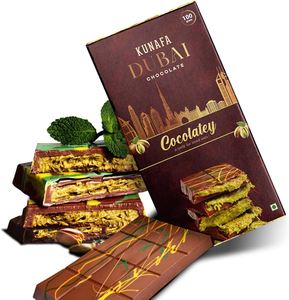 Vente en gros directe d'usine, prix compétitif, barre de kunafa au chocolat et aux pistaches de Dubaï, 200 grammes, original, IMPORTÉ DE DUBAÏ, Allemagne - Product Image 6
