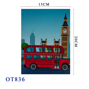 Carte pop-up Bus de Londres, style Noël, lavable, artisanat en papier fait main, découpe de papier, design personnalisé, tendance du moment - Product Image 6